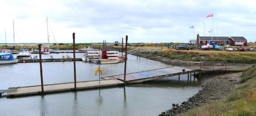 Angeln auf Fanö im Yacht-Hafen von Nordby
