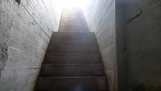 Bunker Fanö Nord Geschützstand Treppe Fl 243