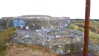 Bunker Fanö Zentrale der Battery Graadyb