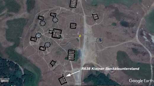 Bunker Fanö Nord Karte Sanitätsbunker