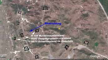 Fanö Bunker Vesterhavsbad - div Bunker r134 r502 r671 Karte