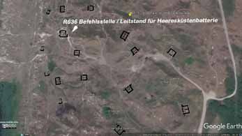 Fanö Bunker Vesterhavsbad - Leitstand R636 Karte