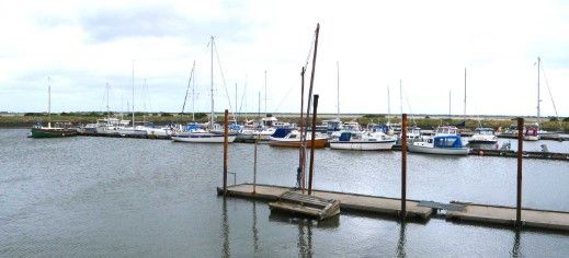Angeln auf im Yachthafen von Nordby auf Fanö
