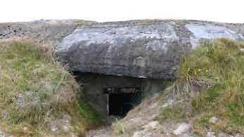 Bunker Fanö Geschütz Scharnhorst Eingang
