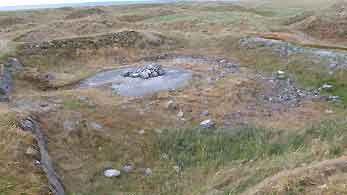 Bunker Fanö Geschütz Scharnhorst oben