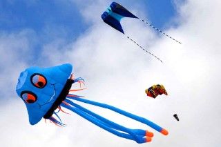 Drachenfest auf Fanö - Riesendrache am Himmel