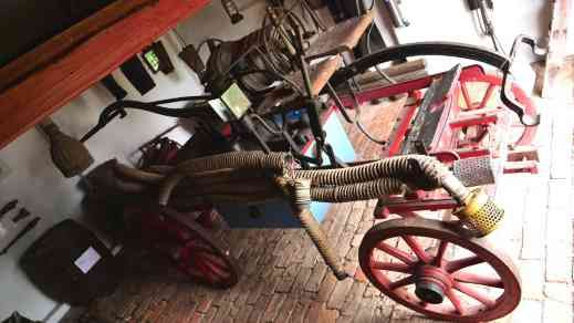 Fanö historisches Feuerwehr-Auto in Sönderho