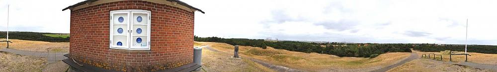 Blick vom Paelebjerg auf Fanö - 360° Grad Rundblick
