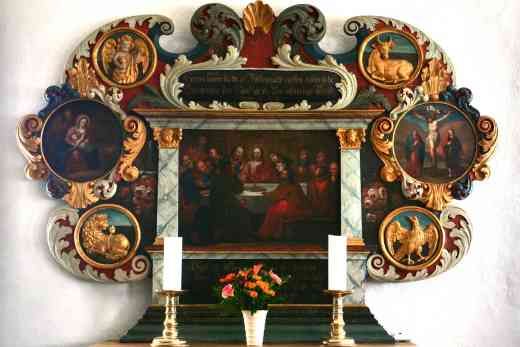 Kirchenaltar von Sönderho auf Fanö
