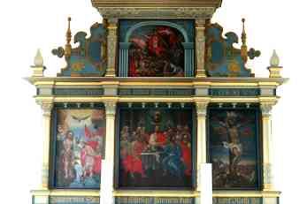 Fanö Kirche Altar nah