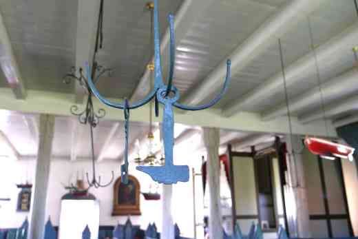 Huthaken in der Kirche von Sönderho auf Fanö