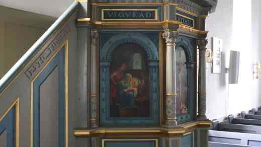 Kirche Nordby auf Fanö Kanzel 1