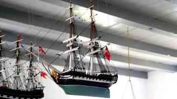 Votivschiff Loungen in der Kirche von Nordy auf Fanö