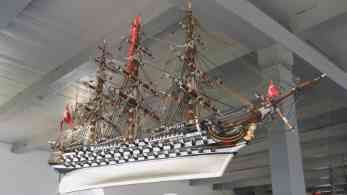 Fregatte Votivschiff Victory in der Kirche von Nordy auf Fanö