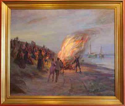 Bild von Heinrich Dohm im Kunstmuseum Fanö