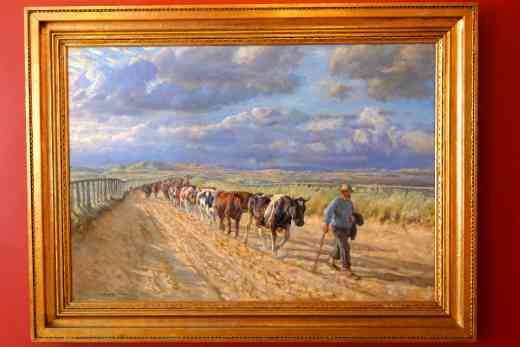 Bild Niels Petersen Mols im Kunstmuseum Fanö