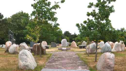 Maritimes Denkmal Sönderho auf Fanö - Ansicht von vorne