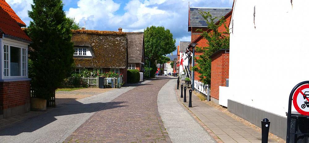 Nordby Zentrum Fussgängerzone