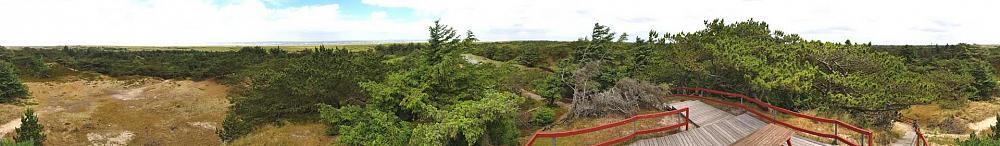 Blick vom Paelebjerg auf Fanö - 360° Grad Rundblick