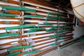 Rettungsstation Sönderho auf Fanö - Ruder und Pferdegeschirr