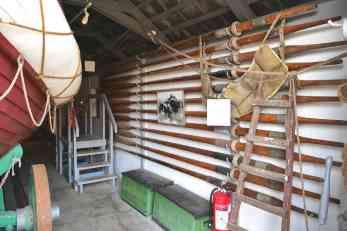 Rettungsstation Sönderho auf Fanö - Rettungsutensilien