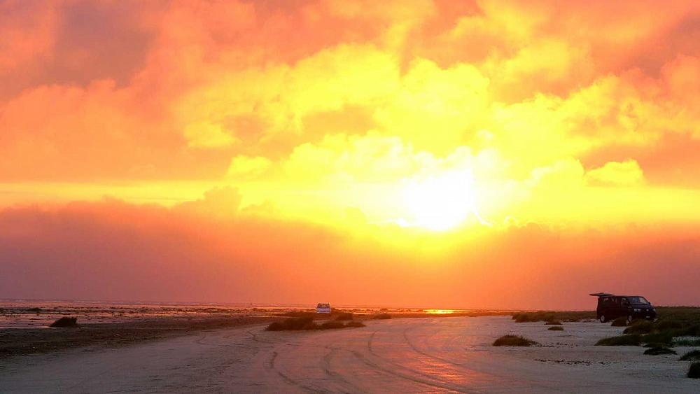 Fanö Wetter Sonnenuntergang
