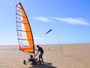 Strandsegeln Lernen am Strand von Fanö