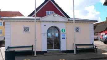 Touristeninfo am Hafen von Nordby auf Fanö