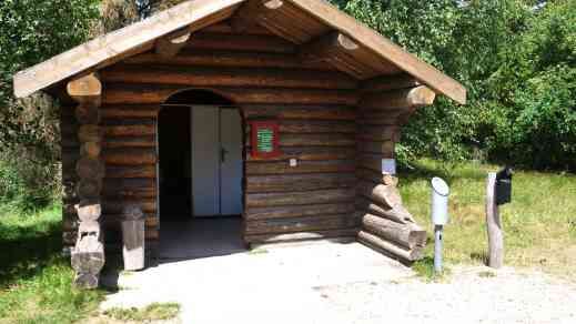 Fanö Waldspielplatz Toilettenhaus