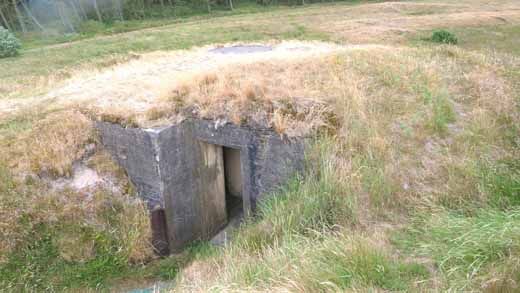 Bunker Fanö Nord Granatwerfer Eingang