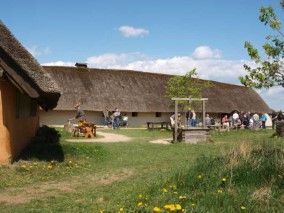 Häuser im Wikinger Center Ribe