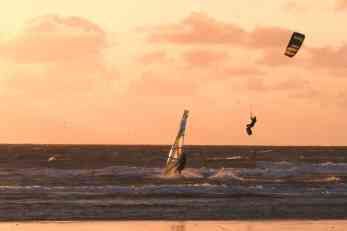 Ein Surf-Bilderbuchabend auf Fanö