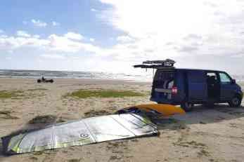Parken direkt am Wasser auf Fanö